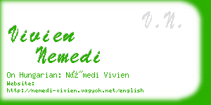 vivien nemedi business card